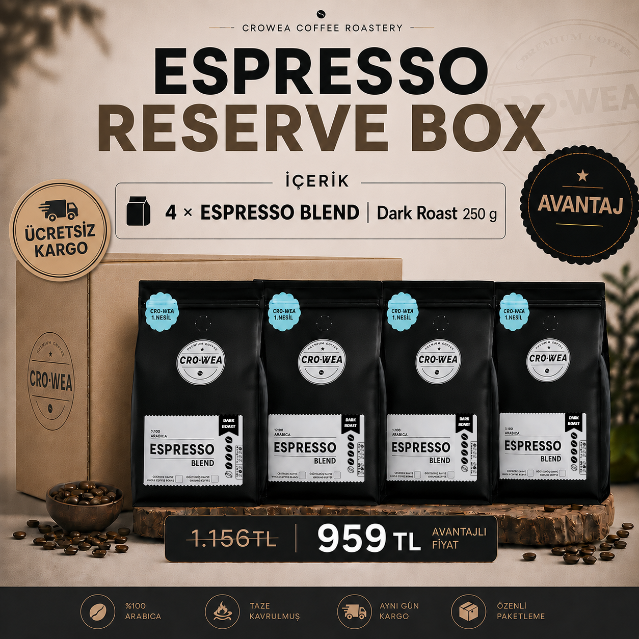 Espresso Reserve Box (4 x 250 g)
