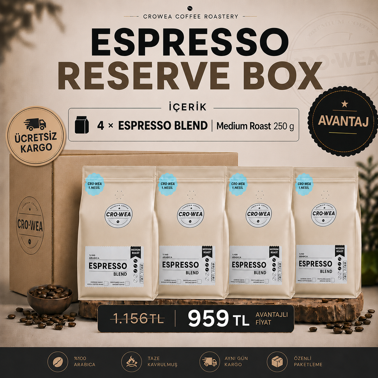 Espresso Reserve Box (4 x 250 g)