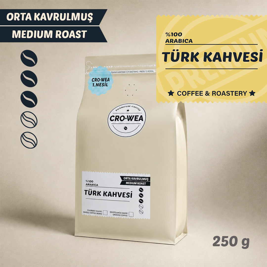 Türk Kahvesi - Orta Kavrum (250 g)