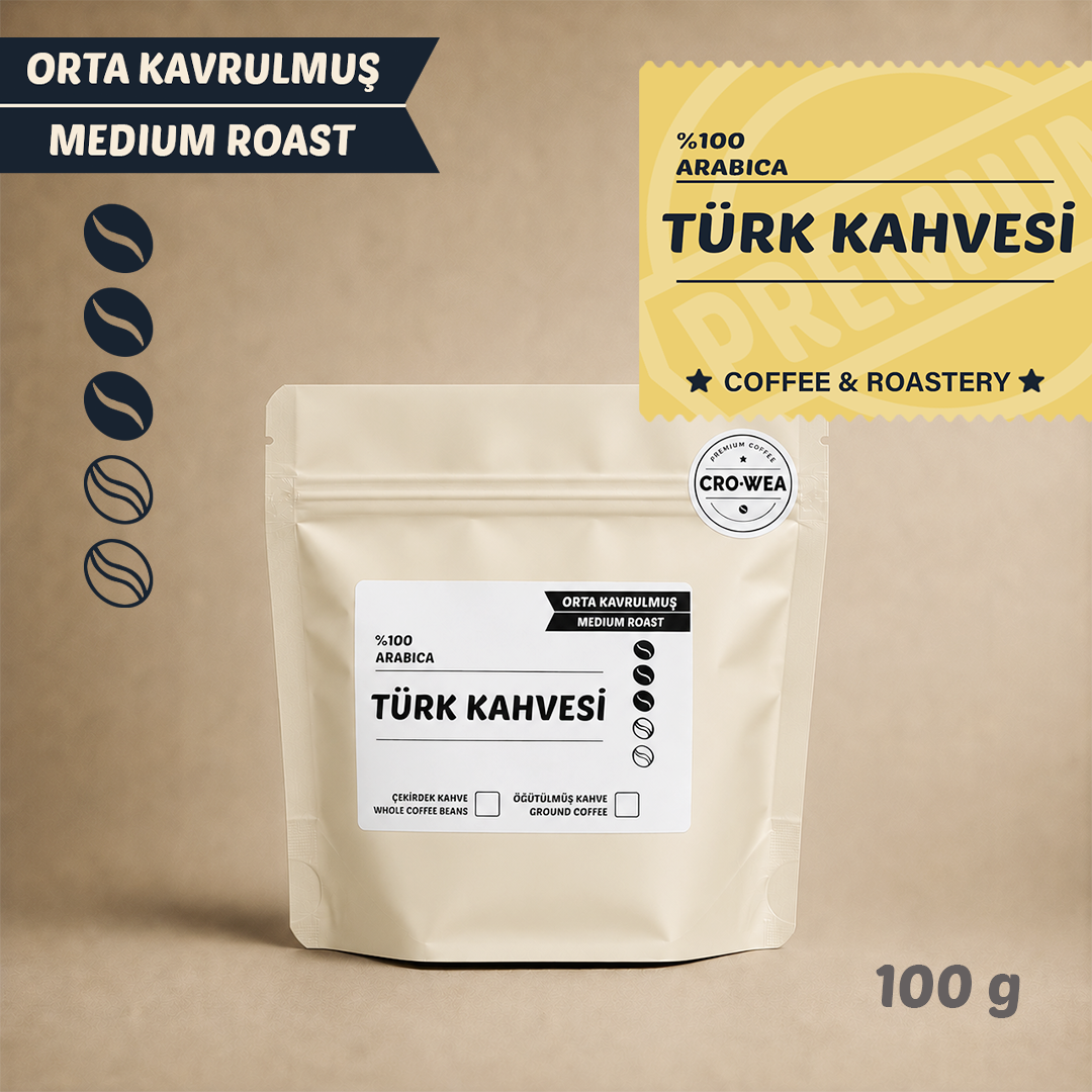 Türk Kahvesi - Orta Kavrum (100 g)