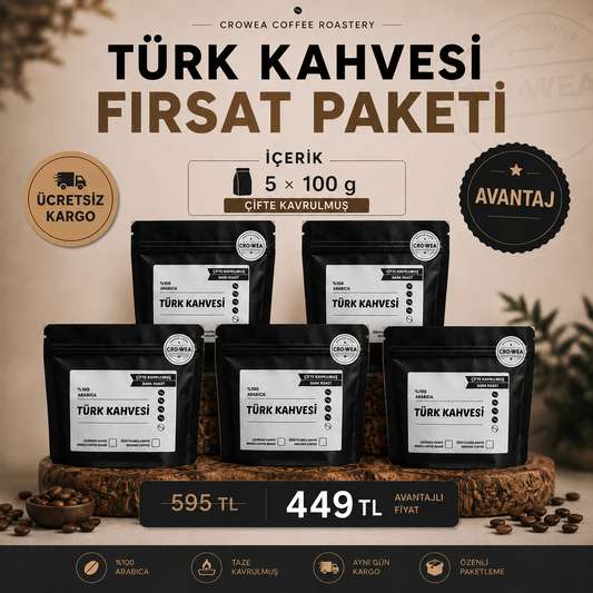 Türk Kahvesi Fırsat Paketi (5 x 100 g)